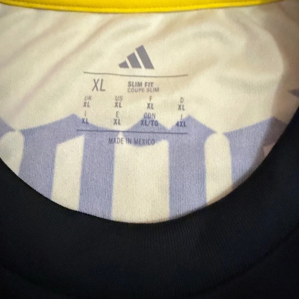 Adidas Club America Home Soccer Jersey 25/26 Men XL Yellow Aeroready Liga MX